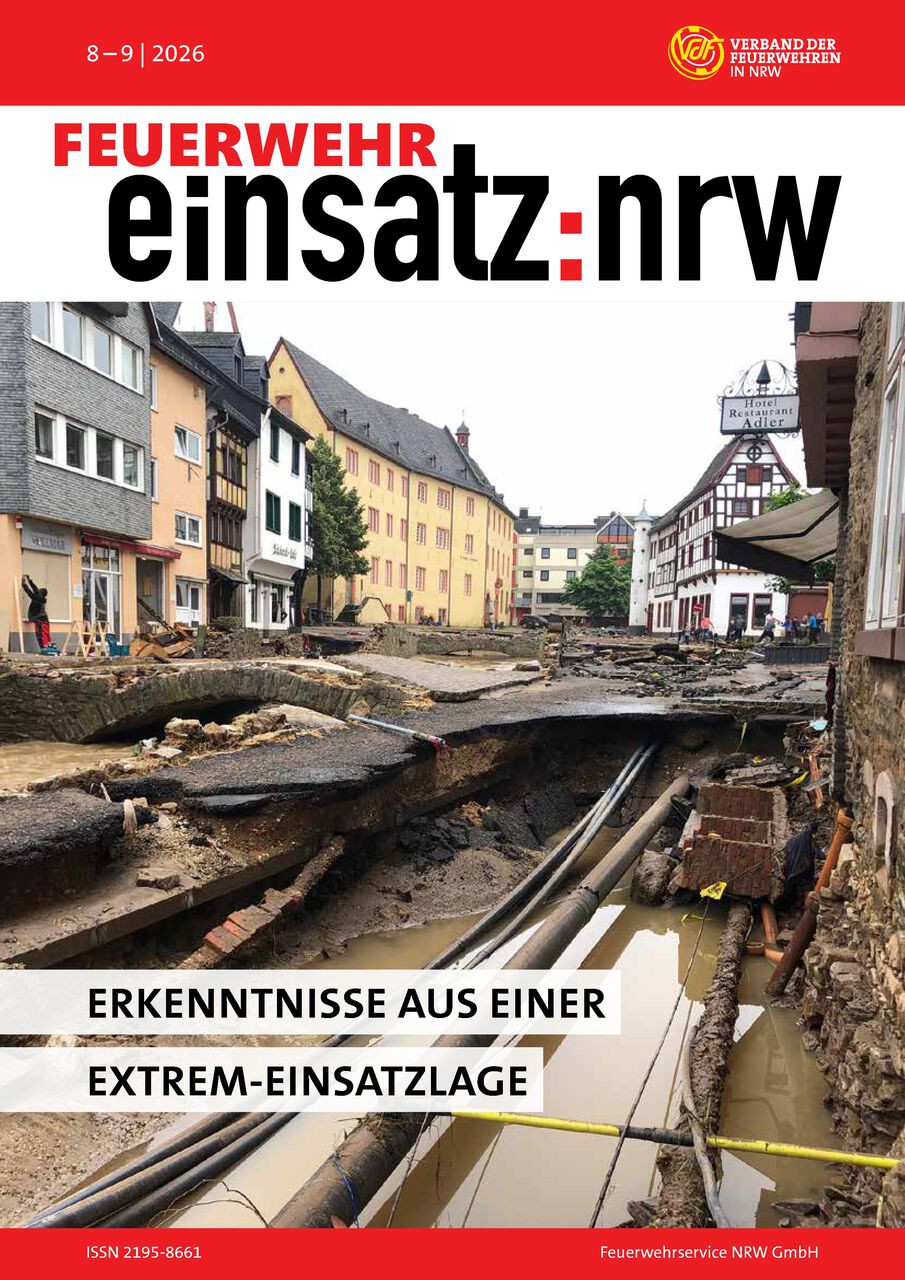 FEUERWEHR einsatz:nrw Ausgabe 8-9/2026